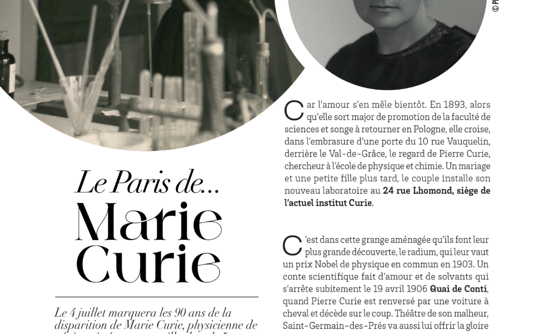 Le Paris de Marie Curie